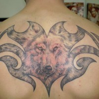 Tribal Tattoo Wolf