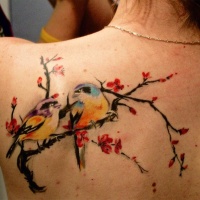 Oiseaux le tatouage pour les femmes