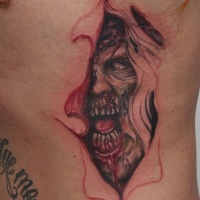 Zombie tattoo by graynd