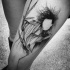 Tatuaje en el muslo, 
diseño de Eduardo Manostijeras maravilloso
