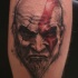 Tatuaje  de bárbaro severo con cicatriz