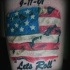 911 memorial US flag tattoo