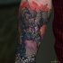 Awesome decepticon from transformers anime tattoo