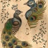 Awesome peacocks tattoo design by Scarlet Hel