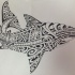 Bip polynesian shark tattoo design