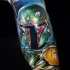 Boba Fett from Star Wars tattoo