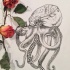 Bonny dotwork octopus tattoo design