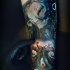 Colorful Pans Labyrinth theme tattoo