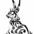 Cool 3d grey-ink tribal hare tattoo design