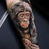 Cool Baby Chimpanse tattoo