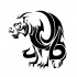 Tribal defending panther tattoo design - Tattooimages.biz