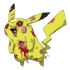 Design de tatuagem louco pikachu pokemon zumbi amarelo
