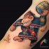 Donkey Kong gameframe tattoo