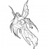 Elegant angel fairy tattoo design