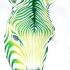 Elegant green zebra head looking something on the ground tattoo design