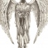 Desenho de tatuagem de anjo de morte de pencilwork elegante