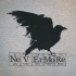Full-black raven and tabled chemistry elements tattoo design