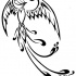 Good elegant tribal phoenix tattoo design by Capoo3