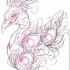 Gorgeous peacock tattoo design by Jinx2304
