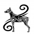 Gorgeous strong tribal doberman tattoo design by Magical Viper