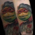 Gran tatuaje de ninja de Raphael Tortuga