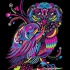 Great brightly-colored static animal tattoo design
