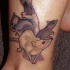 Tatuaje en la pierna,
familia de ratas lindas