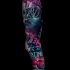 Great neon styled realistic tattoo with Game over lettering