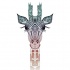 Great patterned giraffe head tattoo design