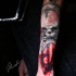 Great skeleton tattoo on arm