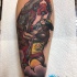 Great wolverine and deadpool tattoo