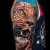 Leopard tattoo on shoulder