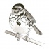Little fluffy-feathered sparrow tattoo design
