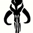 Luxury black-ink tribal mammoth skull tattoo design