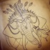 Marvelous new school lace decorated elephant tattoo design