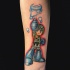 Mega Man gameframe tattoo