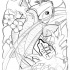 Outline koi fish in japanese style tattoo design
