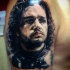 Retrato da tatuagem de john snow no ombro
