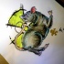 Reactive escaping mouse tattoo design by Tarafleming