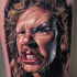 Realistic James Hetfield from Metallica tattoo3