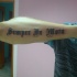 semplice citazione in motu latina tatuaggio su braccio