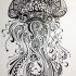 Splendid ornate jellyfish tattoo design