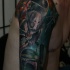 Tatuagem de tema de star wars no ombro