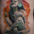 Statue of Aztec God Xochipilli tattoo