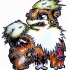 Design de tatuagem de pokemon zumbi super-colorido-pele