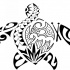 Super polynesian turtle tattoo design
