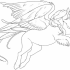 Design de tatuagem magnífico pegasus em execução por Sapphira Page