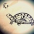 Sweel small ornate turtle tattoo design