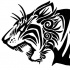 Tribal tiger in profile by Revie6661