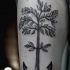 Tatuaje  de ancla árbol, idea buena